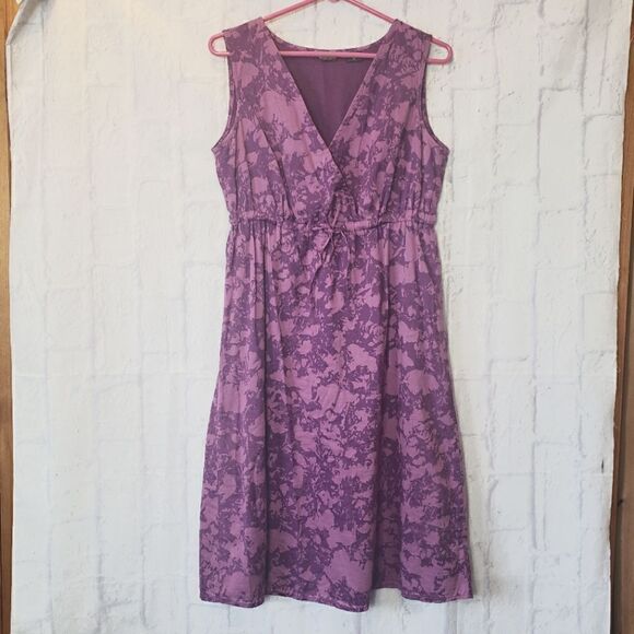EDDIE BAUER Sleeveless A-line Cotton Casual  Dress - Picture 1 of 8